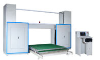 Zusammenklappbare Berg-Art Tabellen-horizontale Schaum-Konturn-Schneidemaschine mit oszillierendem Blatt