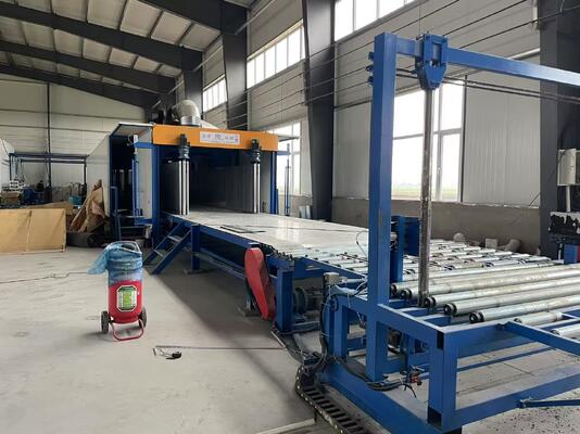 Automatische Glasstrommesser Horizontale Schaummaschine bis zu 1300 mm Höhe