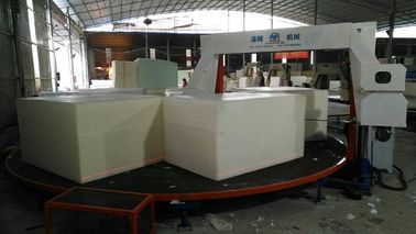 Horizontale Karussell-Schaum-Ausschnitt-Ausrüstung für den multi ununterbrochen schneidenen Block-Schaum