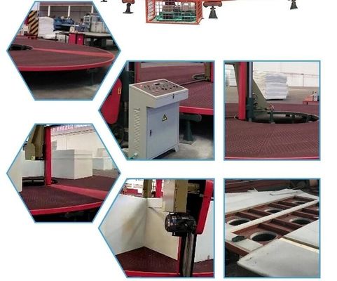 Karussell-setzen Spaltungsschaum-Schneidemaschine für den horizontalen einigen Ausschnitt Schwamm-Block fort