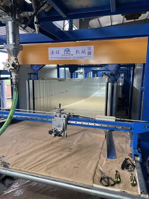 Automatische Glasstrommesser Horizontale Schaummaschine bis zu 1300 mm Höhe