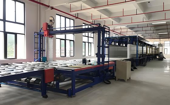 Automatische Glasstrommesser Horizontale Schaummaschine bis zu 1300 mm Höhe