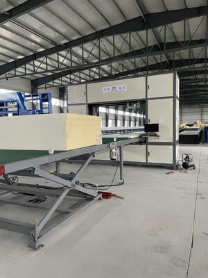 Automatische Glasstrommesser Horizontale Schaummaschine bis zu 1300 mm Höhe